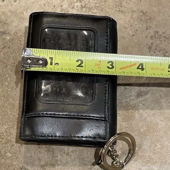 Kate Spade Darla Montford Park Black Leather Bow Key Ring Wallet - Picture 12 of 13